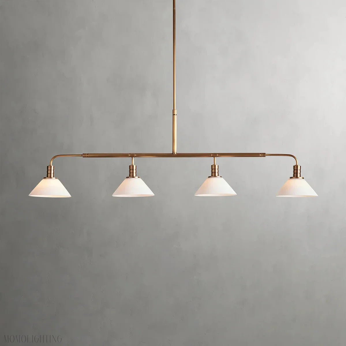 Art Glass Therona Linear Chandelier-Nobipets