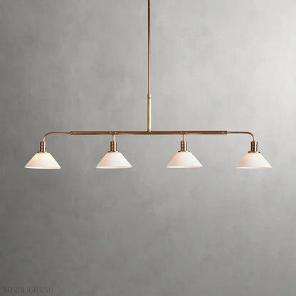 Art Glass Therona Linear Chandelier-Nobipets