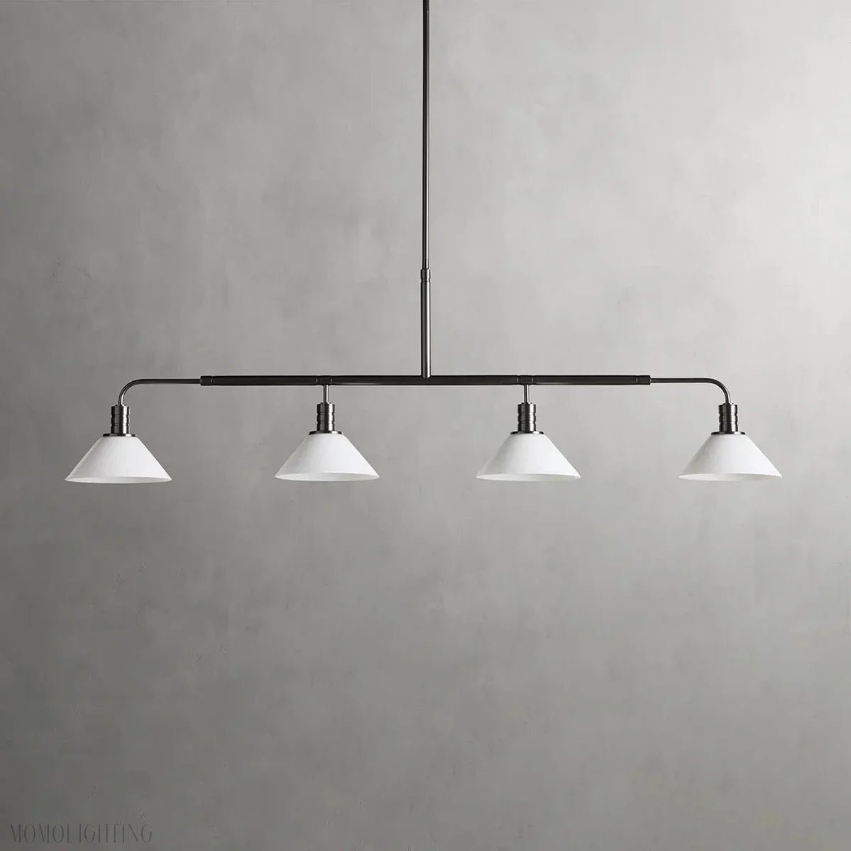 Art Glass Therona Linear Chandelier-Nobipets