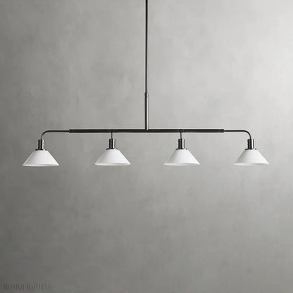 Art Glass Therona Linear Chandelier-Nobipets