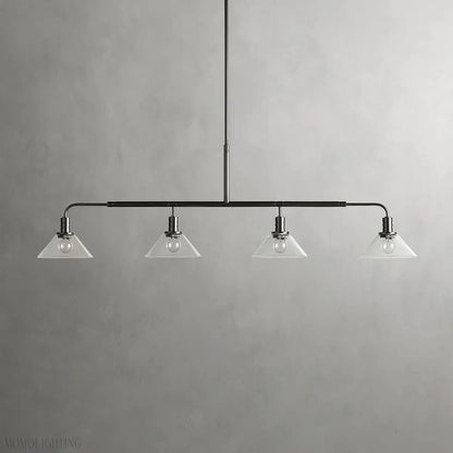Art Glass Therona Linear Chandelier-Nobipets