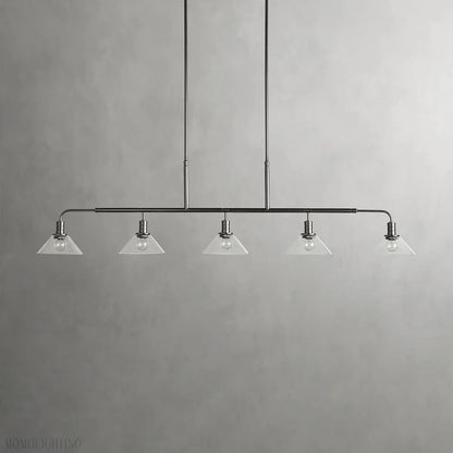 Art Glass Therona Linear Chandelier-Nobipets