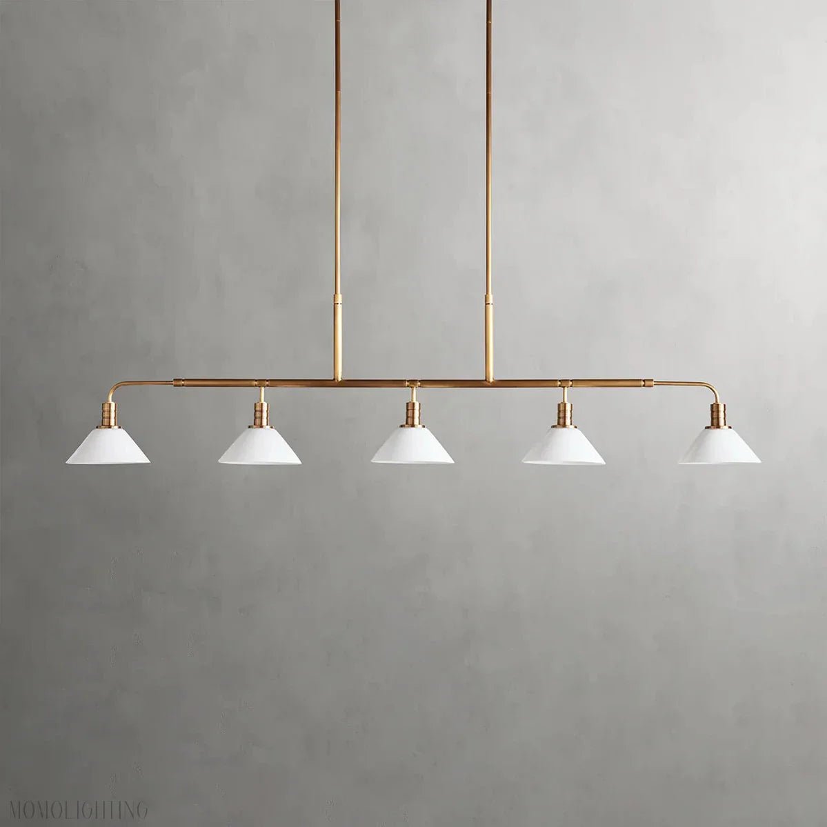 Art Glass Therona Linear Chandelier-Nobipets
