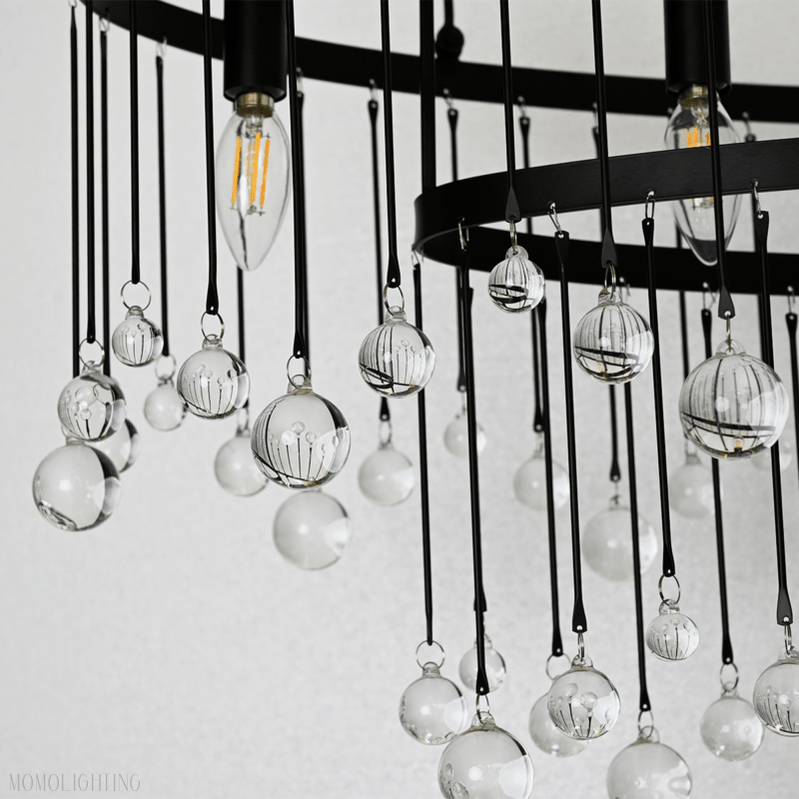 Aubrey 7 Light Oval Chandelier-Nobipets