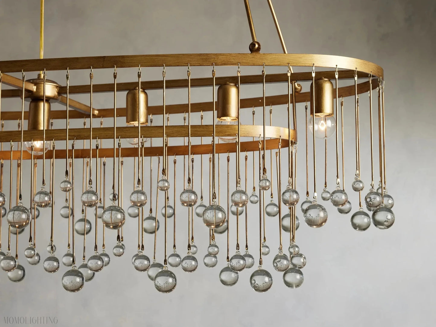 Aubrey 7 Light Oval Chandelier-Nobipets