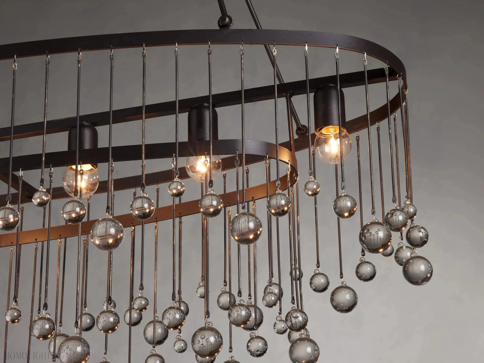 Aubrey 7 Light Oval Chandelier-Nobipets