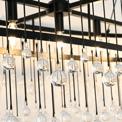 Aubrey 7 Light Oval Chandelier-Nobipets