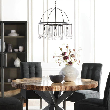 Aubrey Crystal Ball Round Chandelier 5 Light / 8 Light-Nobipets