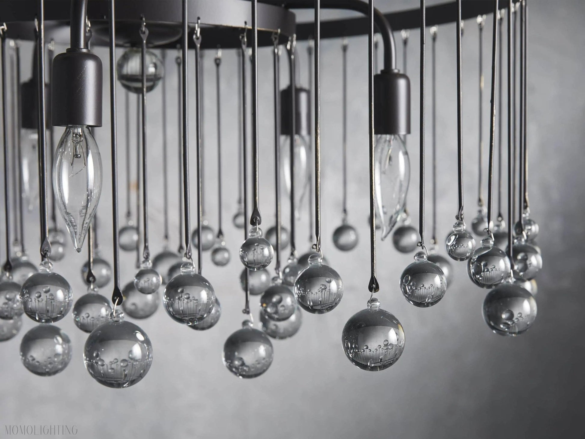 Aubrey Crystal Ball Round Chandelier 5 Light / 8 Light-Nobipets