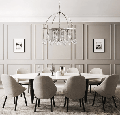 Aubrey Crystal Ball Round Chandelier 5 Light / 8 Light-Nobipets