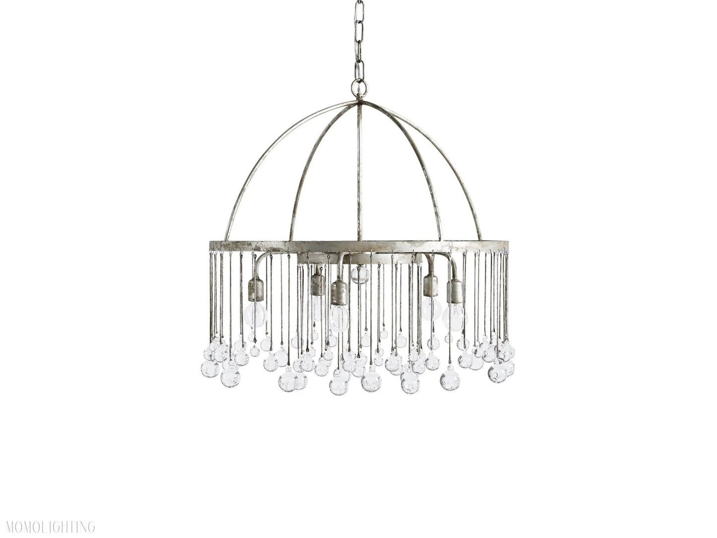 Aubrey Crystal Ball Round Chandelier 5 Light / 8 Light-Nobipets