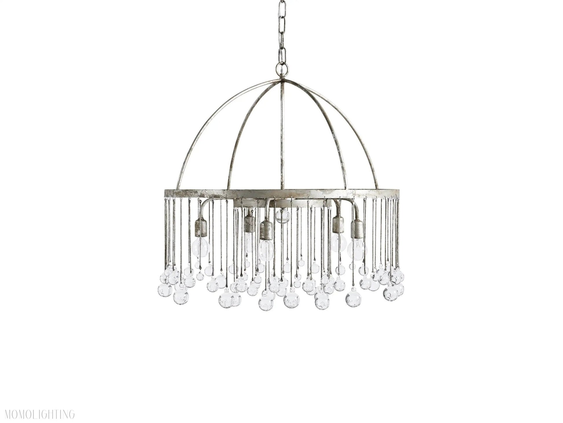 Aubrey Crystal Ball Round Chandelier 5 Light / 8 Light-Nobipets