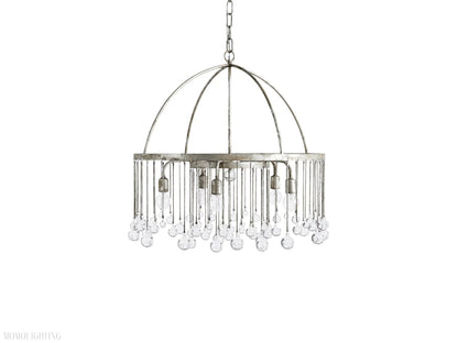 Aubrey Crystal Ball Round Chandelier 5 Light / 8 Light-Nobipets