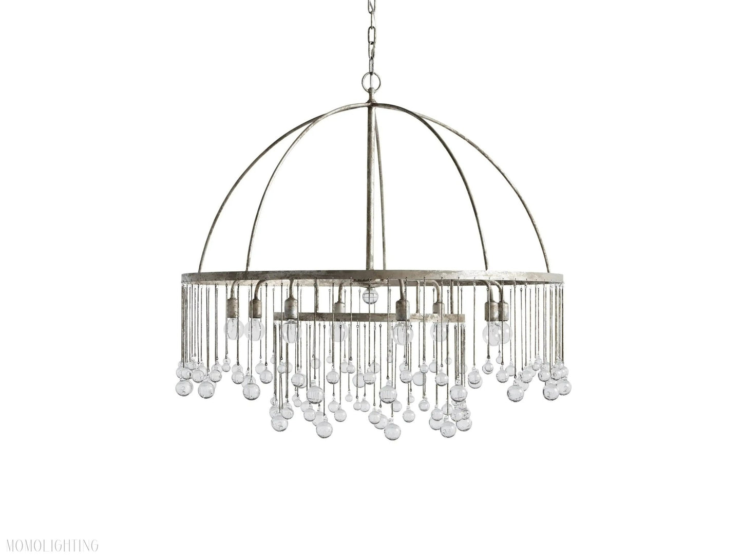 Aubrey Crystal Ball Round Chandelier 5 Light / 8 Light-Nobipets