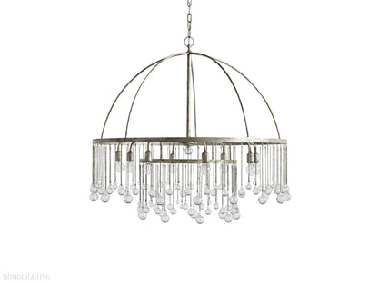Aubrey Crystal Ball Round Chandelier 5 Light / 8 Light-Nobipets