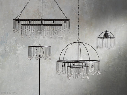 Aubrey Crystal Ball Round Chandelier 5 Light / 8 Light-Nobipets