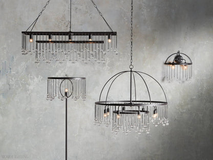 Aubrey Crystal Ball Round Chandelier 5 Light / 8 Light-Nobipets