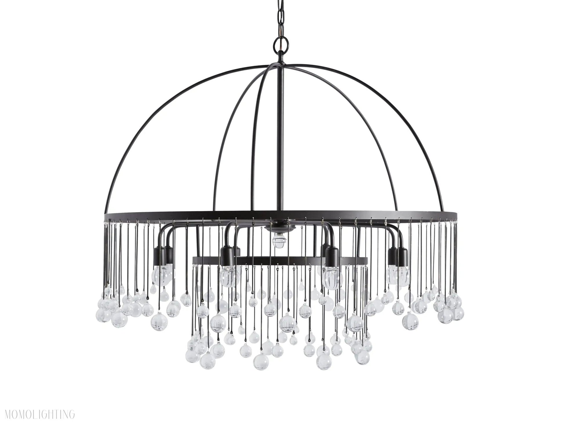 Aubrey Crystal Ball Round Chandelier 5 Light / 8 Light-Nobipets