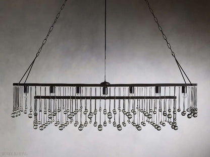Aubrey Rectangular Chandelier-Nobipets