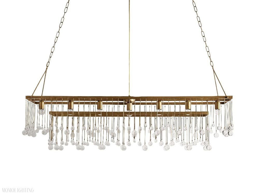 Aubrey Rectangular Chandelier-Nobipets
