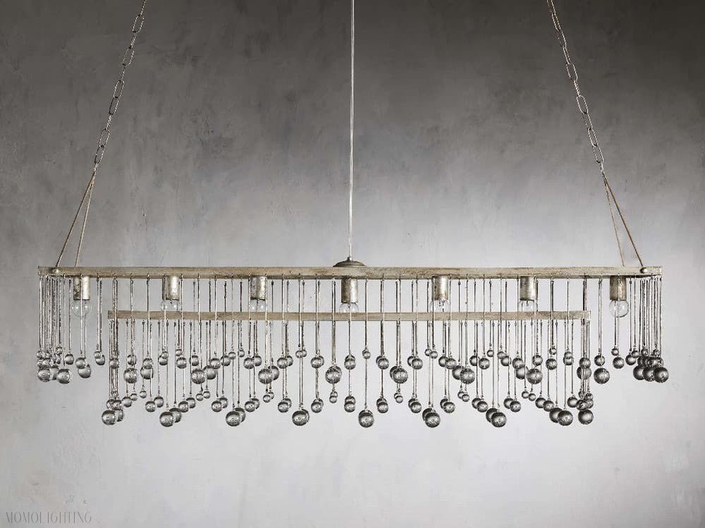 Aubrey Rectangular Chandelier-Nobipets