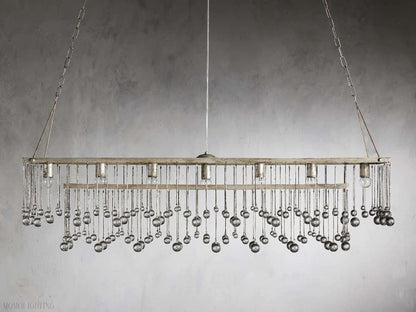 Aubrey Rectangular Chandelier-Nobipets