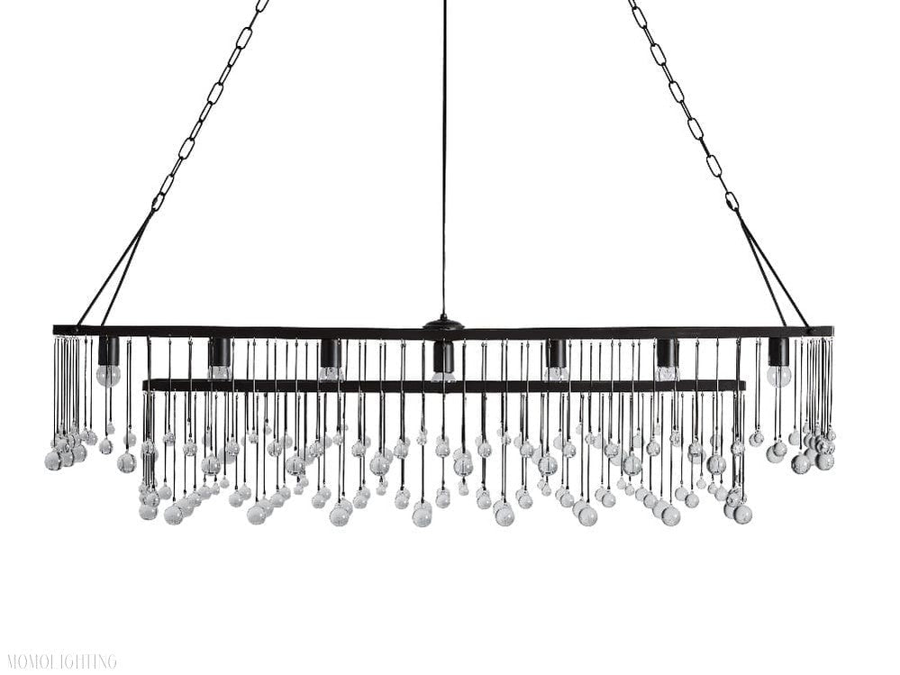 Aubrey Rectangular Chandelier-Nobipets