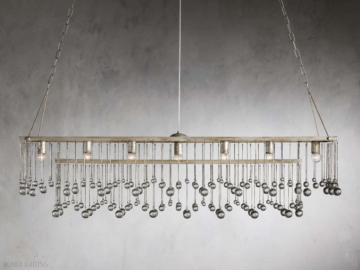 Aubrey Rectangular Chandelier-Nobipets