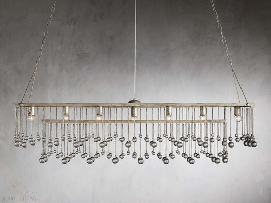 Aubrey Rectangular Chandelier-Nobipets