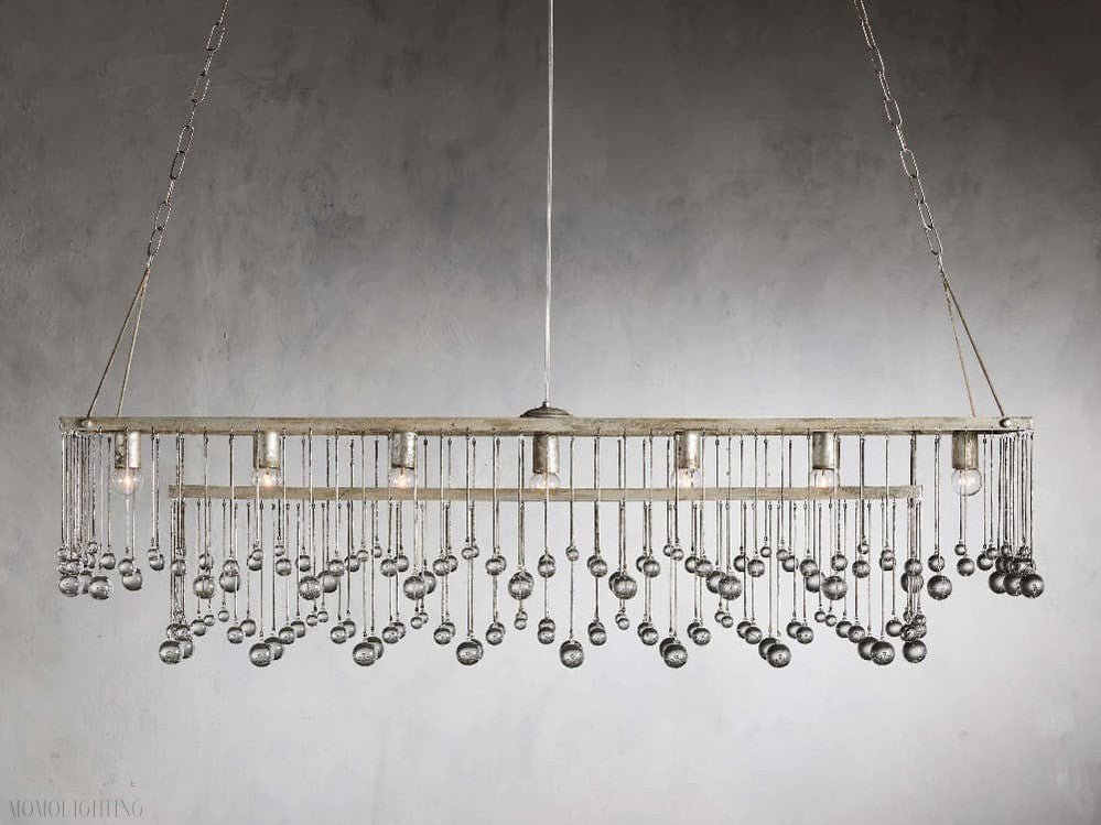 Aubrey Rectangular Chandelier-Nobipets