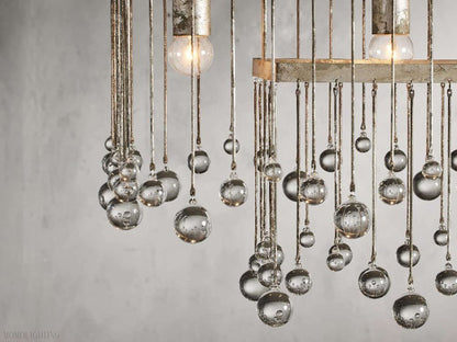 Aubrey Rectangular Chandelier-Nobipets