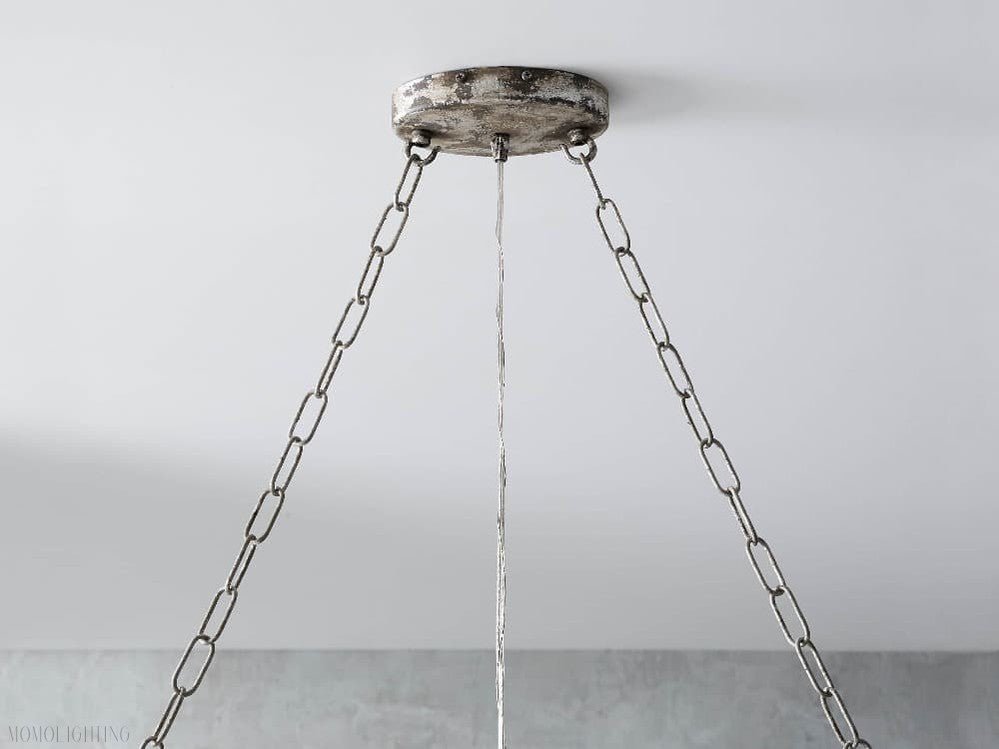 Aubrey Rectangular Chandelier-Nobipets