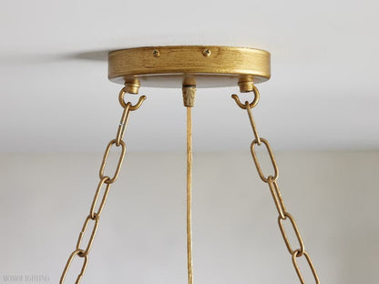 Aubrey Rectangular Chandelier-Nobipets