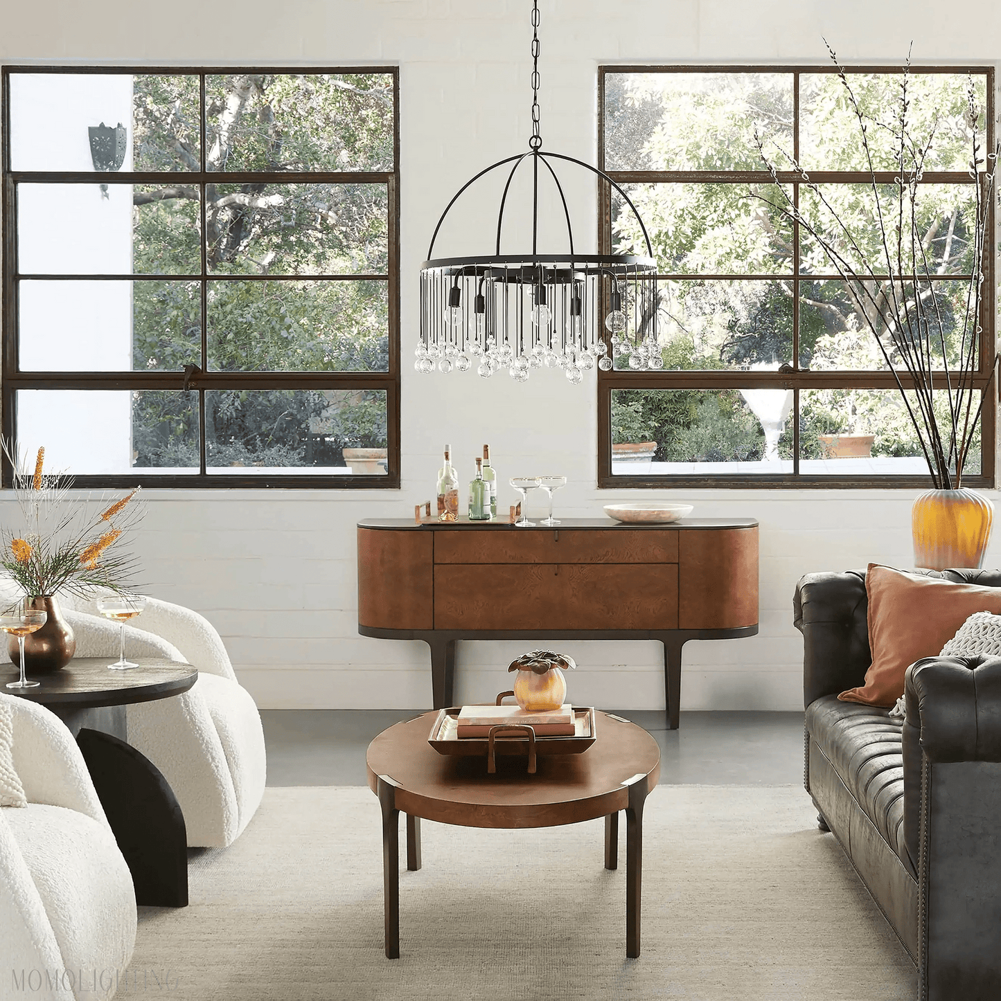 Aubrey Round Chandelier-Nobipets