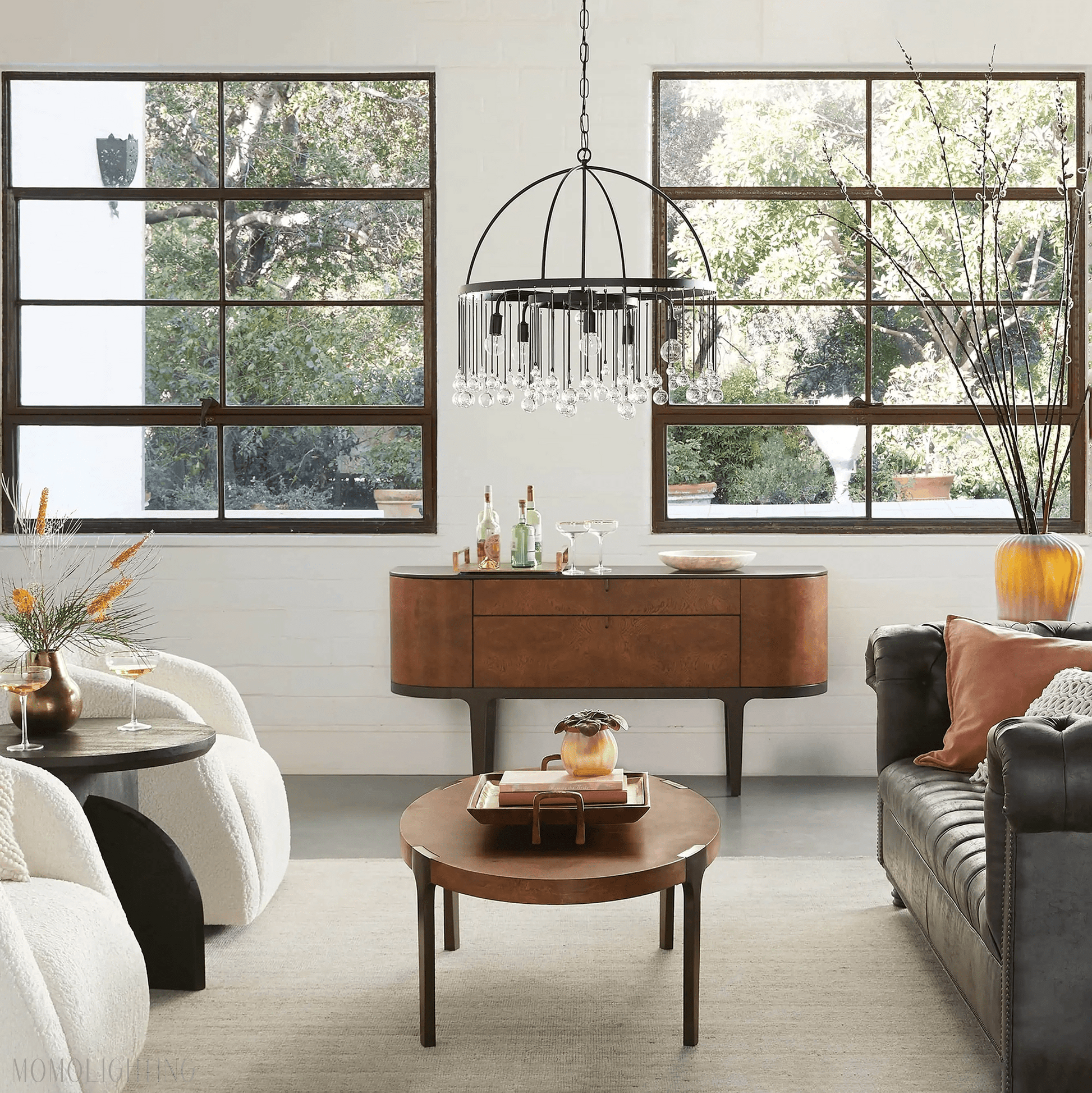Aubrey Round Chandelier-Nobipets