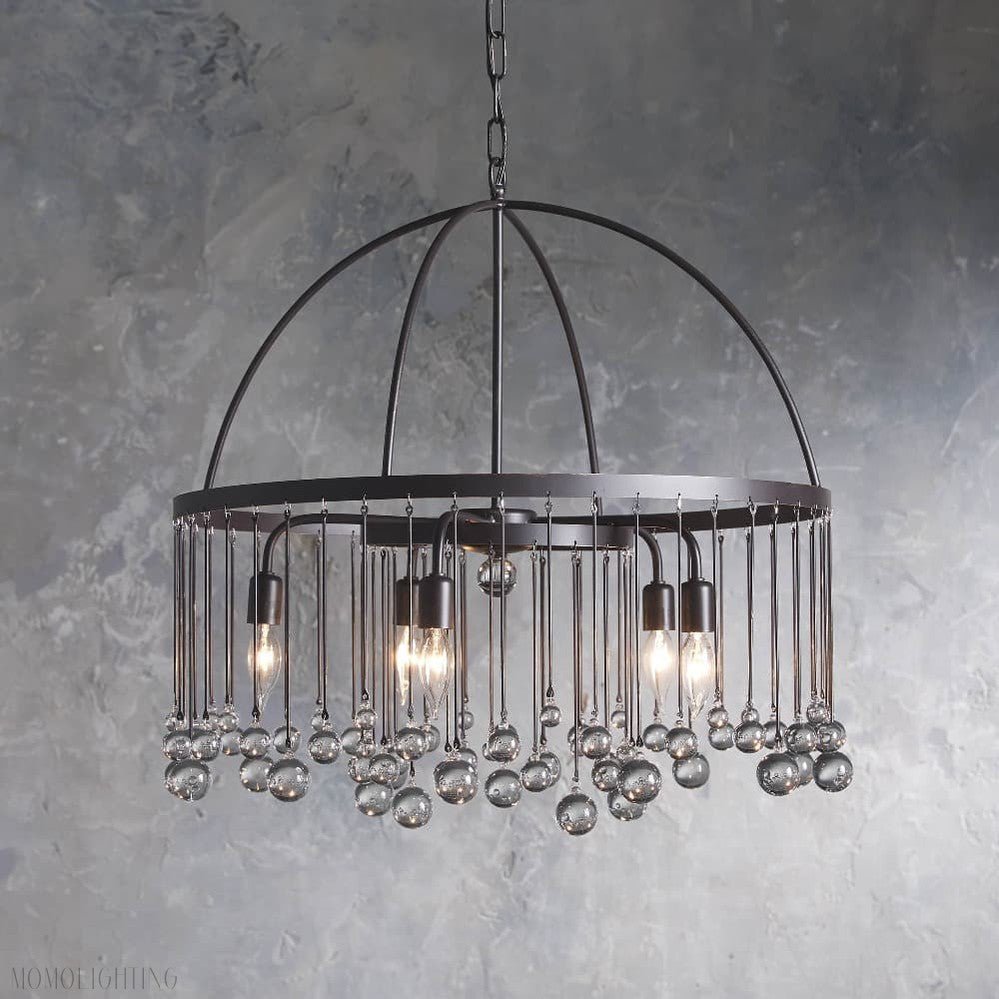 Aubrey Round Chandelier-Nobipets