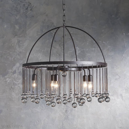 Aubrey Round Chandelier-Nobipets
