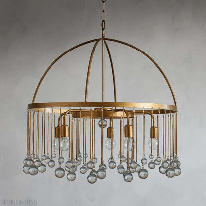 Aubrey Round Chandelier-Nobipets