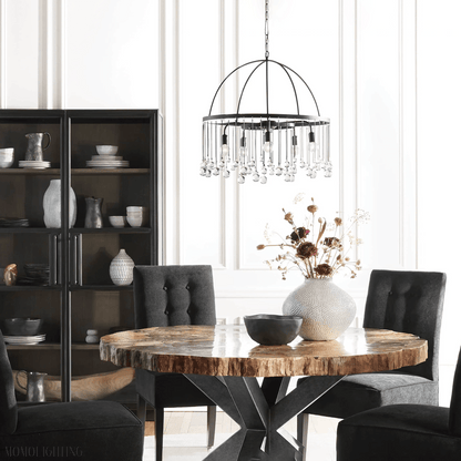 Aubrey Round Chandelier-Nobipets
