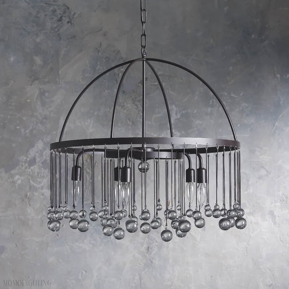 Aubrey Round Chandelier-Nobipets