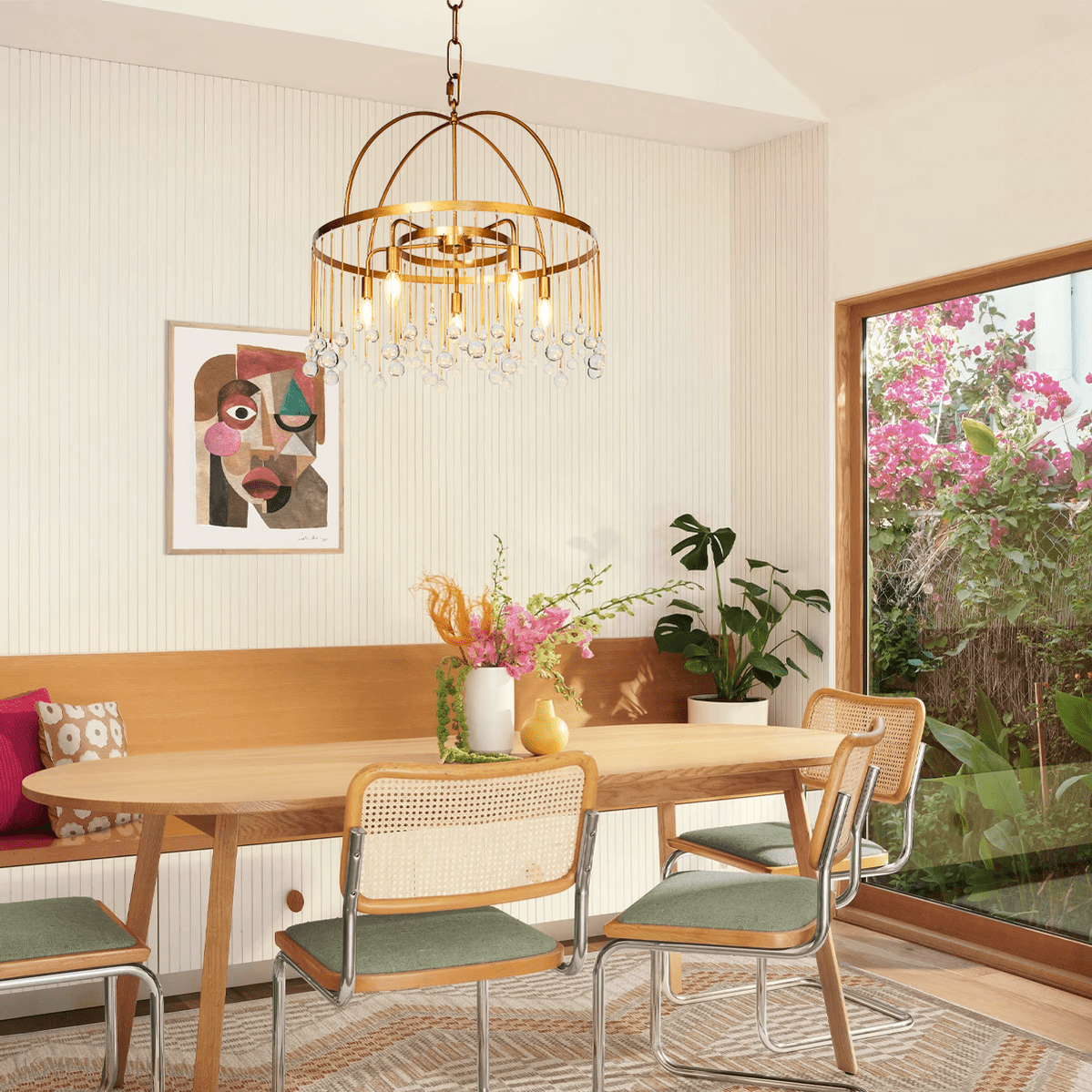 Aubrey Round Chandelier-Nobipets