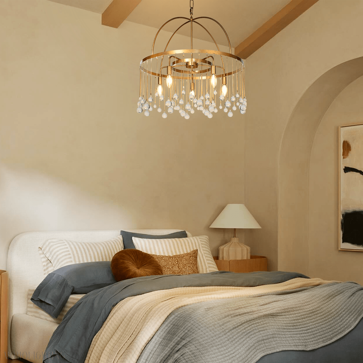 Aubrey Round Chandelier-Nobipets