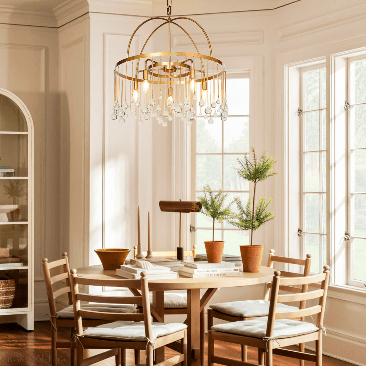 Aubrey Round Chandelier-Nobipets