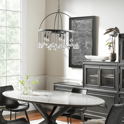 Aubrey Round Chandelier-Nobipets