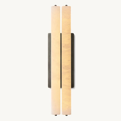 Audubon Alabaster Double Sconce