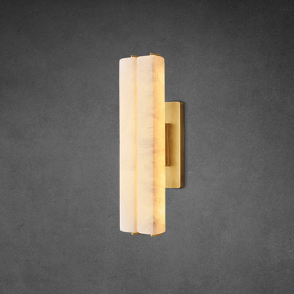 Audubon Alabaster Double Sconce