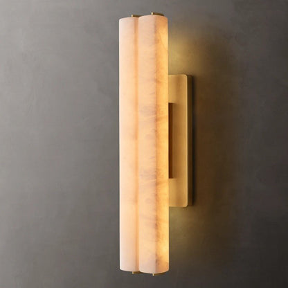 Audubon Alabaster Double Sconce
