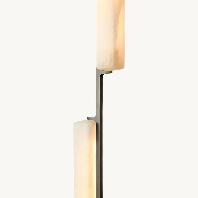 Audon Alabaster Linear Chandelier 54"-Nobipets