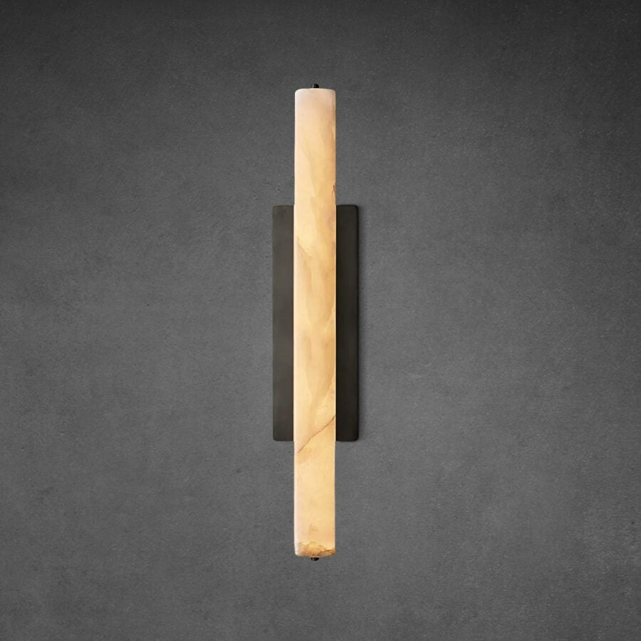 Audubon Alabaster Single Sconce