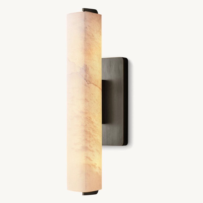 Audubon Alabaster Single Sconce